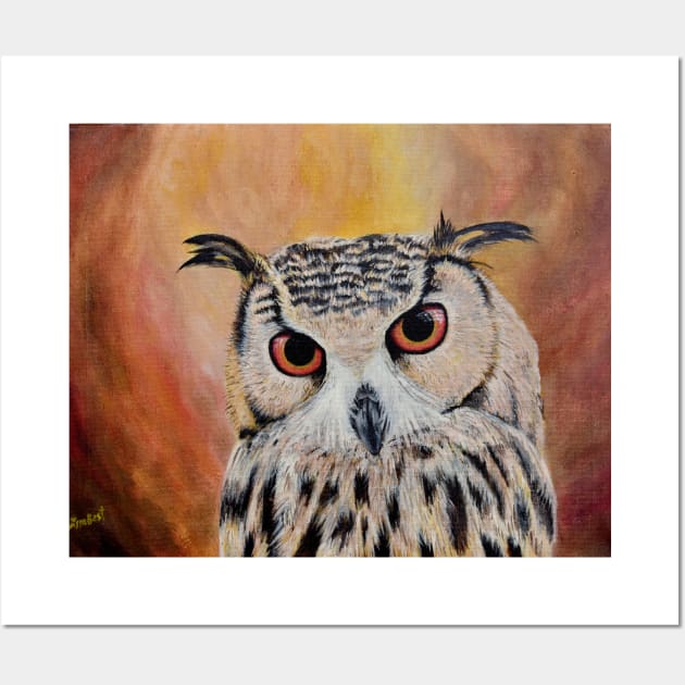 Awareness Owl Wall Art by karissabest